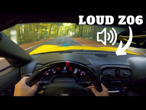 Fooling around in a Corvette C6 Z06 LS7 :D | RAW PURE SOUND