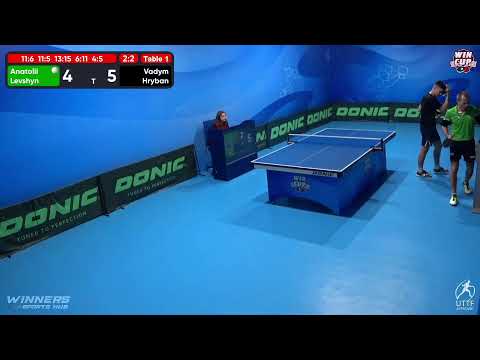 15:30 Anatolii Levshyn 2-3 Vadym Hryban West 3 WIN CUP 04.11.2022 | TABLE TENNIS WINCUP