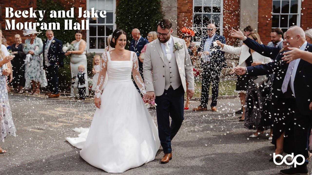 Mottram Hall wedding photography and film