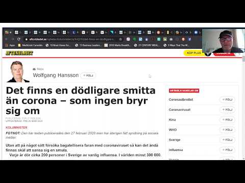 Årliga influensaviruset kontra nya coronaviruset 2019  - mina reflektioner