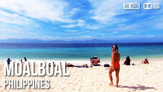 Moalboal White Beach - 🇵🇭 Philippines [4K HDR] Walking Tour