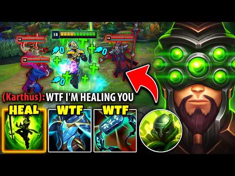 The enemy picked all AP champs... so I went Tank Master Yi and became untouchable