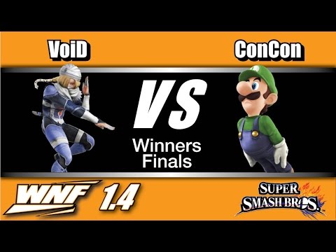 WNF 1.4 - 2GG | Void (Sheik) Vs. SCB | ConCon (Luigi) Winners Finals - Smash Wii U