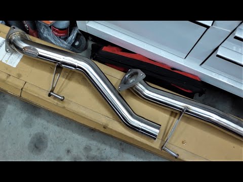 Porsche Cayenne Sec. Cat Bypass Pipes Install and Our Welded Muffler Doesn't Fit