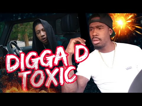 AMERICAN REACTS TO Digga D - Toxic