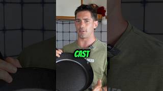 How to Re-Season a Cast Iron Pan! 🥩 Life Hacks!