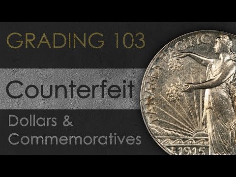 Counterfeit Coin Detection - Dollars & Commemoratives