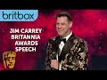 Jim Carrey S Hilarious Acceptance Speech Entrance Britannia Awards