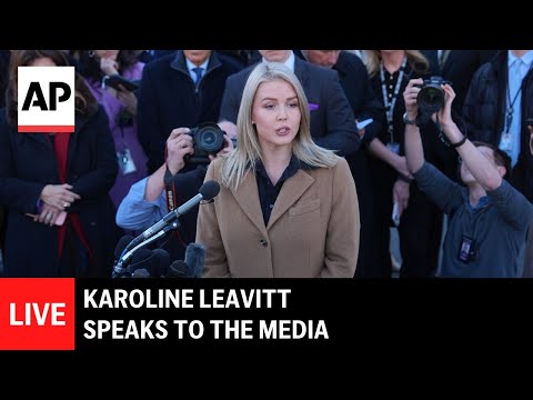 LIVE: White House Press Secretary Karoline Leavitt speaks to the media