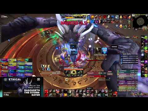 Ethical - Mythic Raszageth the Storm-Eater Prot Warrior PoV