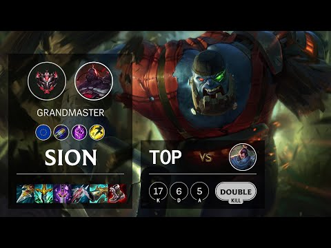 Sion Top vs Yasuo - EUW Grandmaster Patch 11.24b