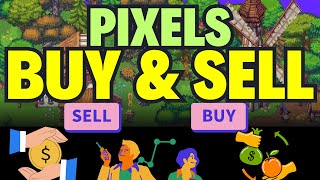 EARN MORE BERRY BY BUYING AND SELLING in the MARKETPLACE of  PIXELS Game