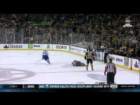 Zdeno Chara vs Alexei Emelin fight Mar 3 2013 Montreal Canadiens vs Boston Bruins NHL Hockey
