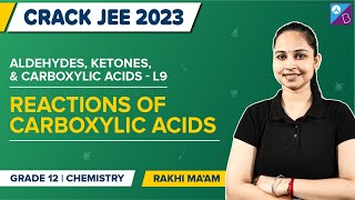 Reactions of Carboxylic Acids - Aldehydes Ketones and Carboxylic acids Class 12 Chemistry | JEE 2023