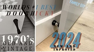 Transform Your Space: Install Modern Magnetic Door Stops for Style & Function #HomeImprovement #DIY