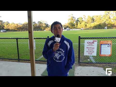 U10's Bradley from Hastings JFC