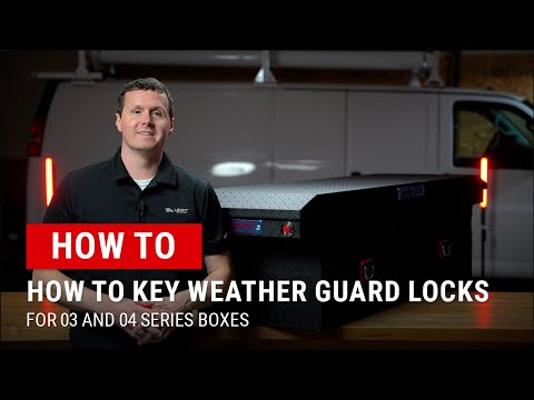 How To Key Locks On Weather Guard Toolboxes