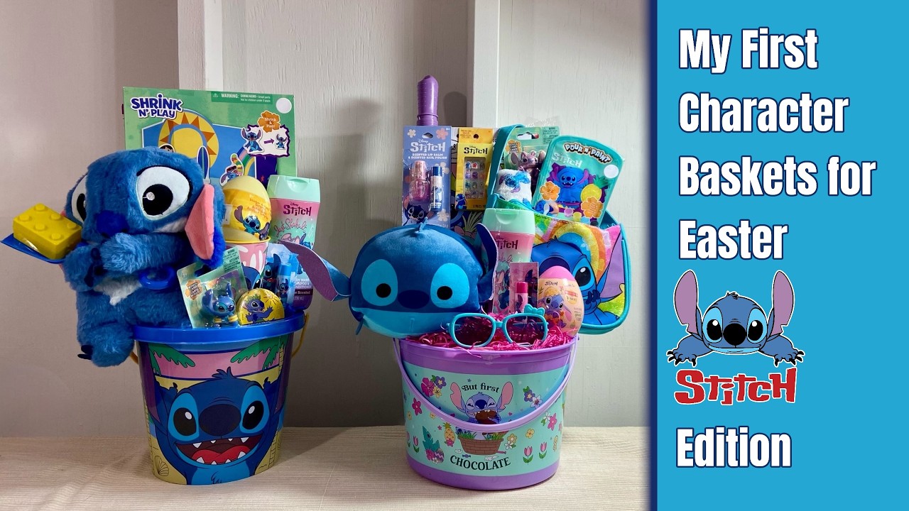 My First Character Baskets for Easter | Stitch Edition | Gift ideas for Kids