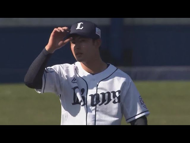 【9回表】ライオンズ・赤上優人 自慢のストレートで見逃し三振を奪う!! 2022年2月27日 埼玉西武ライオンズ 対 千葉ロッテマリーンズ