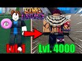 Noob to Max Level Using Dough Fruit In King Legacy (Roblox)