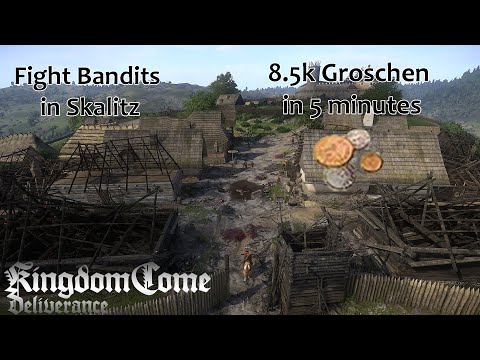 FASTEST WAY TO GRIND MONEY IN KINGDOM COME: DELIVERANCE | Hunting Bandits for 8.5k in 5 minutes