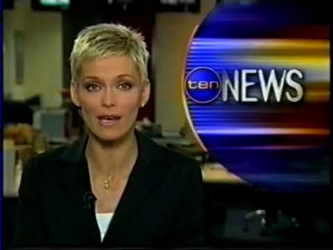 TEN News Sydney 2003 Ron Wilson and Jessica Rowe