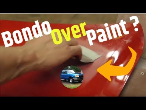 Can Body Filler / Bondo be Applied Over Paint?