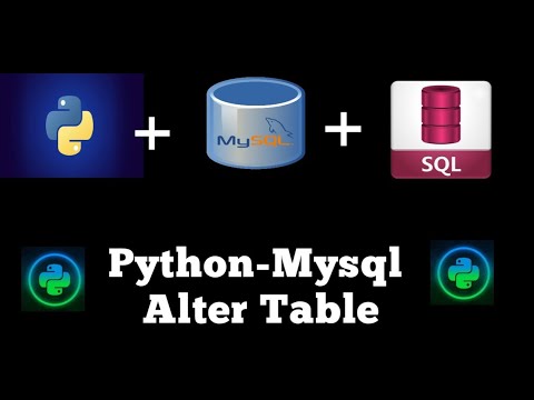 9 Python Mysql Alter Table