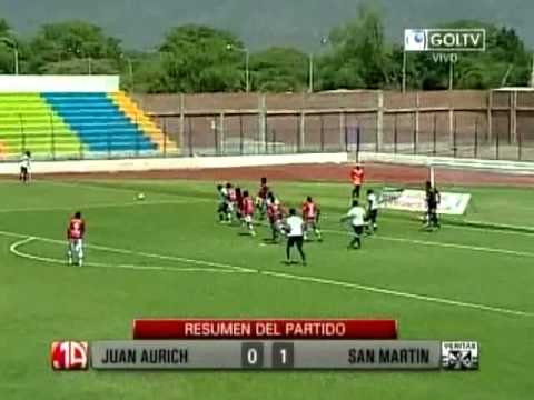 Tuteve.tv / Juan Aurich 0 - San Martín 1