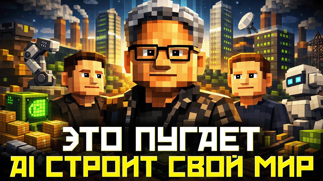 Ученые Заперли 1000 ИИ в Minecraft и вот что Произошло. ОДИН ШАГ ДО ПОТЕРИ КОНТРОЛЯ