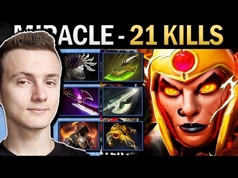 Legion Commander Gameplay Miracle with 21 Kills and Halberg - Ringmaster Dota 2