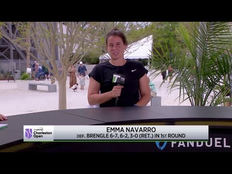 Emma Navarro: 2022 Charleston First Round Win Interview