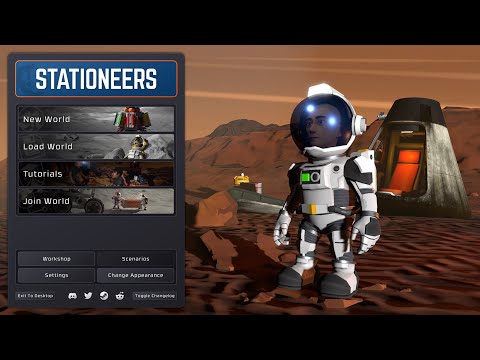 Let's Play Stationeers! A complex space station construction and management survival game! Ep: 01