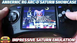 Anbernic RG ARC-D Saturn Showcase - Impressive Saturn Emulation!