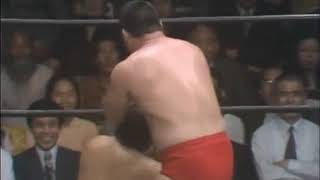 1973 09 26   Animal Hamaguchi vs  Mighty Inoue IWE World Series B Block