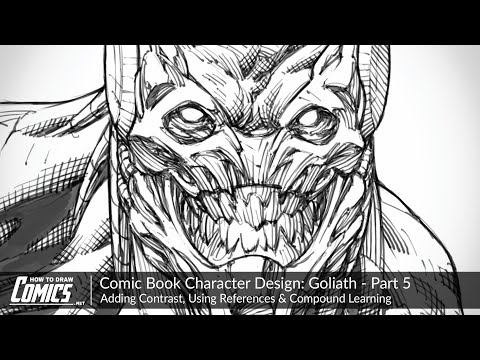 Comic Book Character Design: Goliath - Part 5 | Why You Should Use Contrast & Reference Material