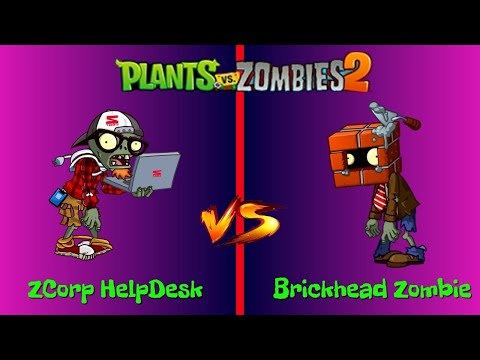 ZCorp HelpDesk vs Brickhead Zombie Platns vs Zombies 2