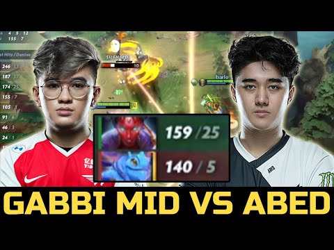 T1.GABBI VS ABED MID BATTLE - QOP VS PUCK DOTA 2