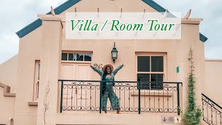VILLA / ROOM TOUR AT L'Ermitage Chateau & Villas, Franschhoek *GORGEOUS*  | Dr Andy Adventures