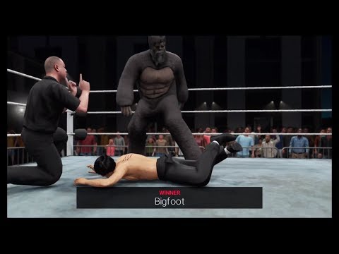 Bruce Lee vs. Bigfoot (WWE 2k19) - Epic Battle 💯 🐲 - Dragon Fights 🐉