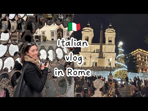 Italian vlog: vita quotidiana a Roma qualche giorno prima di Natale 💫