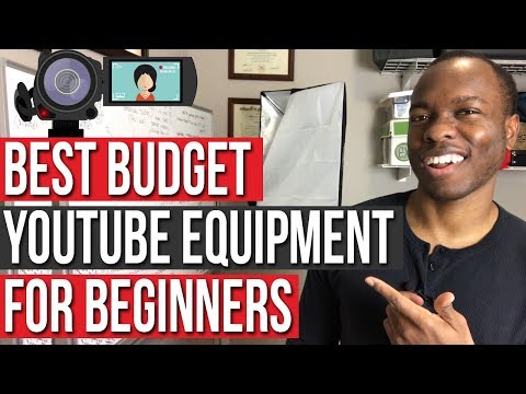 Best YouTube Equipment for BEGINNERS on a BUDGET - Complete List and Affordable