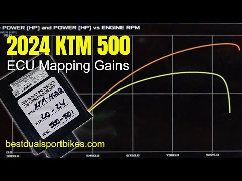 2024-2026 KTM / HUSKY / GAS GAS 500-501 Mapping Gains vs Stock Power | 65hp for only $500