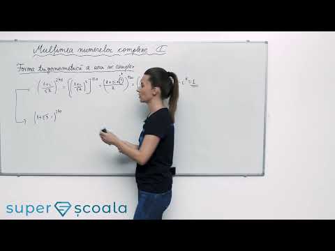Clasa a IX-a - Forma trigonometrică a unui număr complex