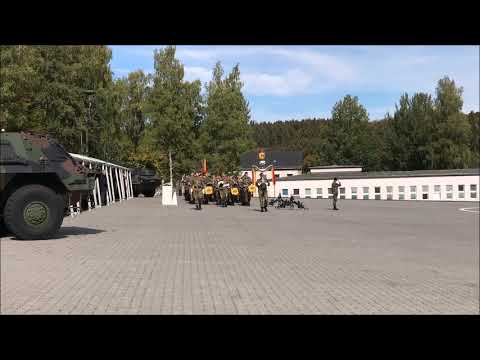 Feierlicher Appell in der Heinrich-Hertz-Kaserne Daun am 26. September 2018