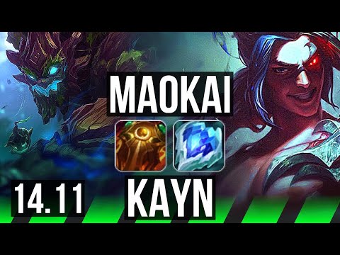 MAOKAI vs KAYN (JGL) | 1/0/16 | EUW Diamond | 14.11