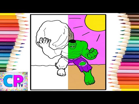 Strong Hulk Coloring Pages/Hulk Coloring on IPad/Disfigure - Blank [NCS Release]@coloringpagestv