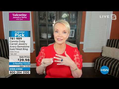 Connie Craig Carroll Jewelry Avery Gemstone East/West Ha...