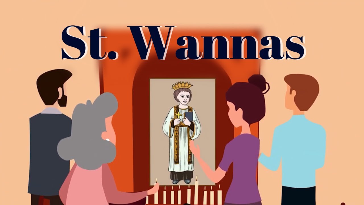 St. Wannas - The Patron St. of Lost Things - Cartoon