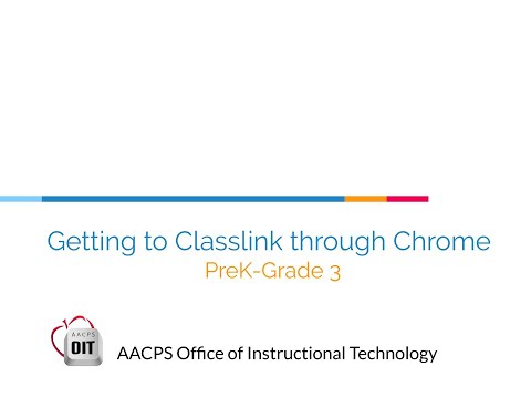 Chrome Classlink Prek 3